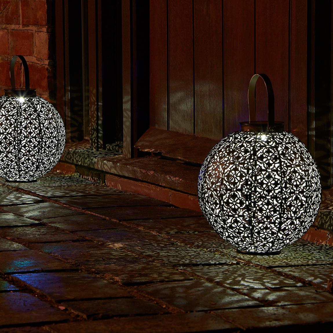 Damasque Solar Lantern, Bronze main product photo
