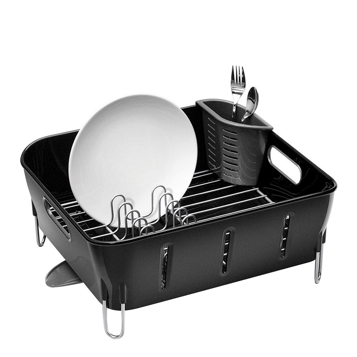 Black Compact Dishrack main product photo