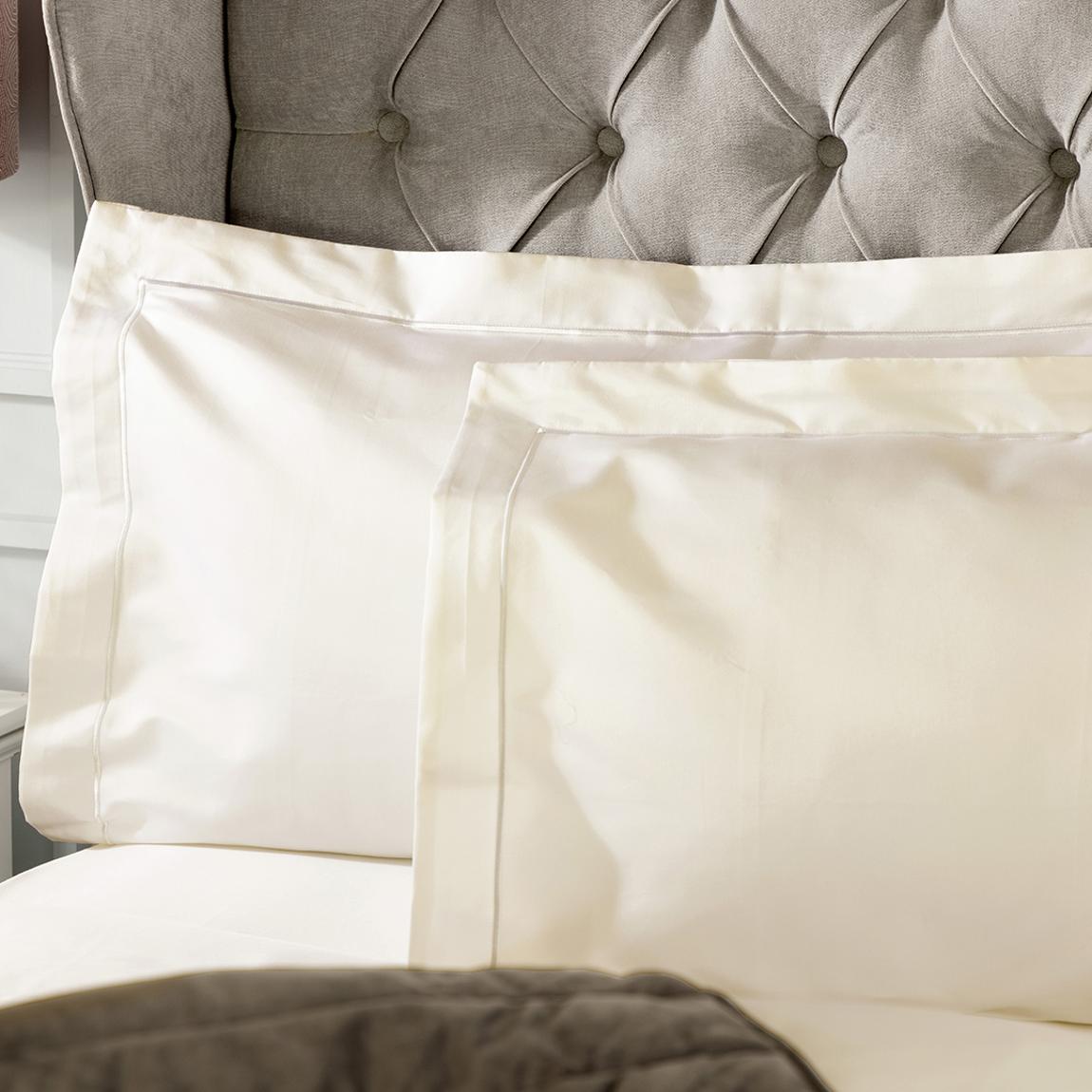 1000Tc Easycare Oxford Pillowcase, Ivory main product photo