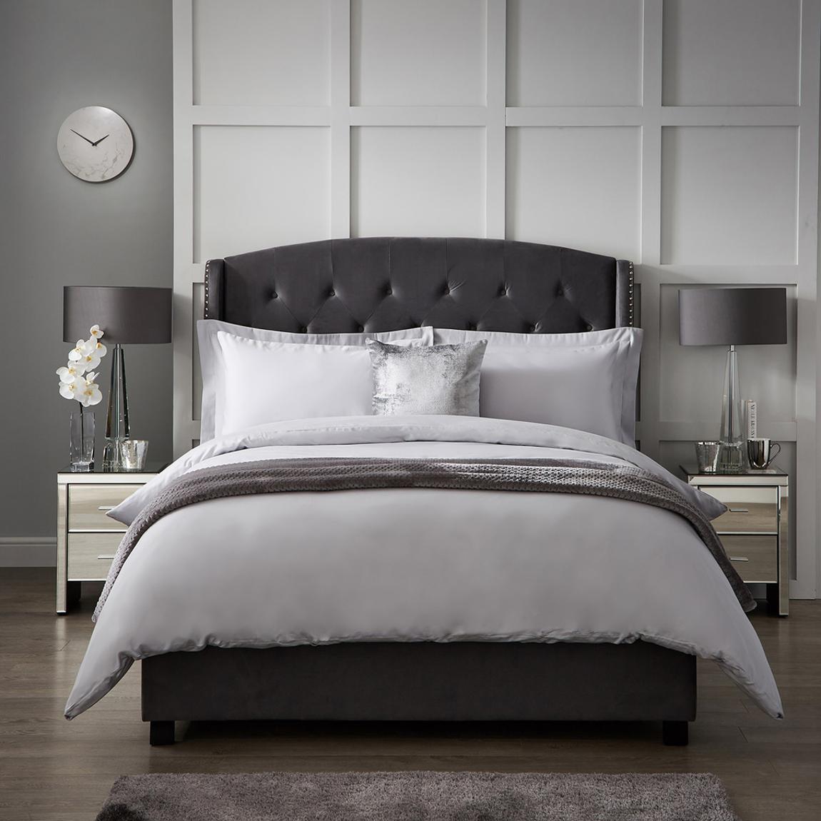 1000TC Double Duvet Cover, Ice Grey main product photo