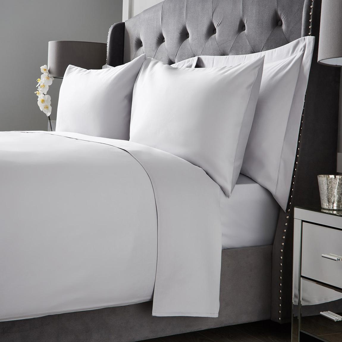 1000TC Double Flat Sheet, Ice Grey main product photo