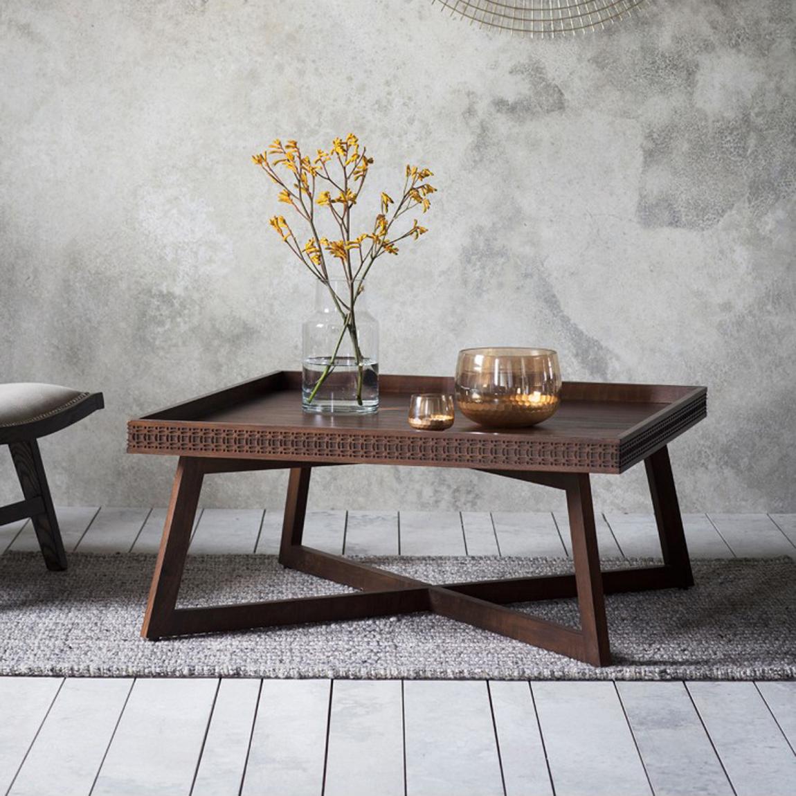 Tergul Coffee Table, Brown main product photo