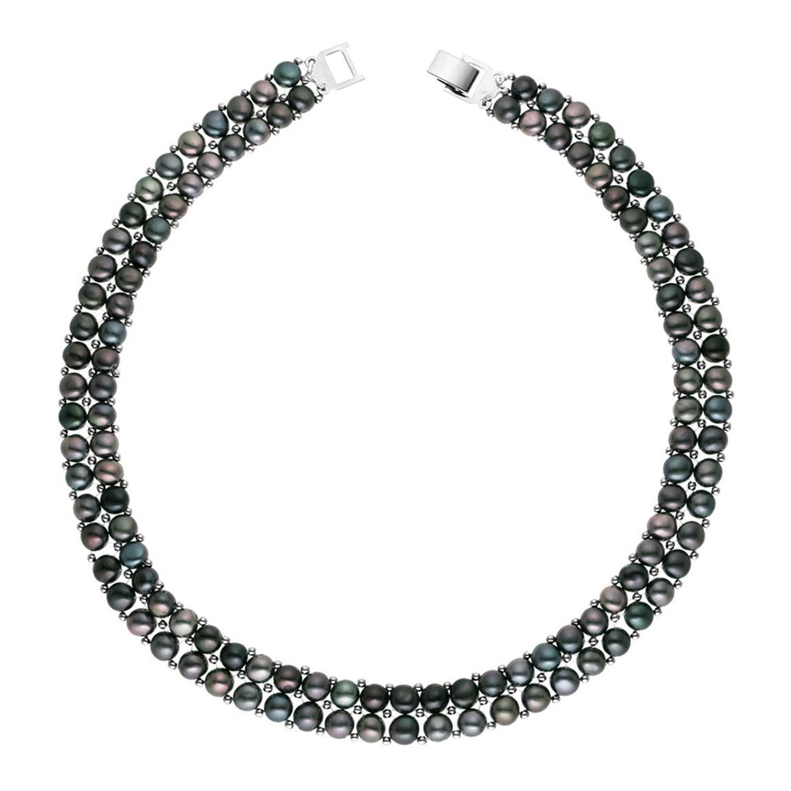 Black Tahitian Style Freshwater Pearl Necklace main product photo