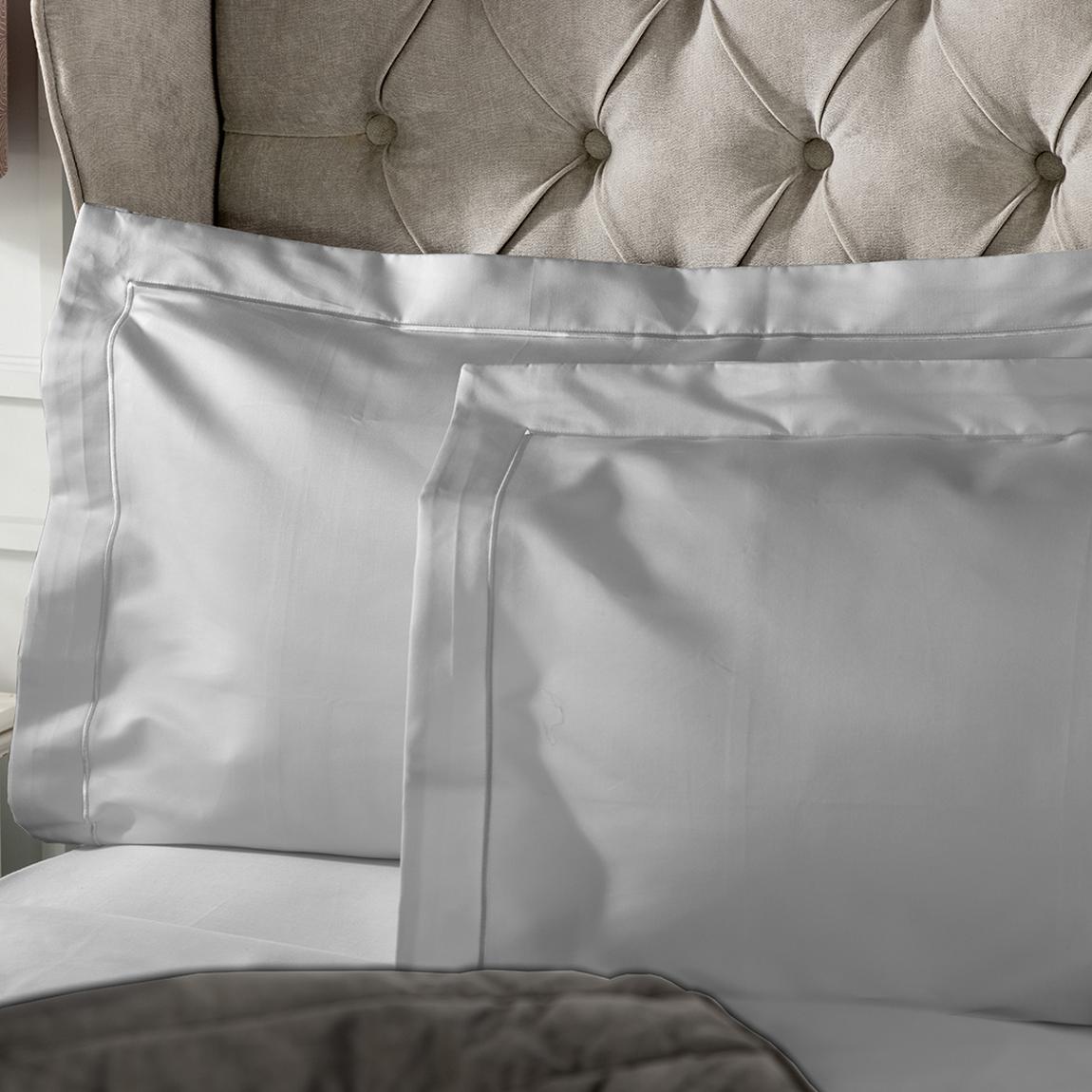 1000Tc Easycare Oxford Pillowcase, Platinum main product photo