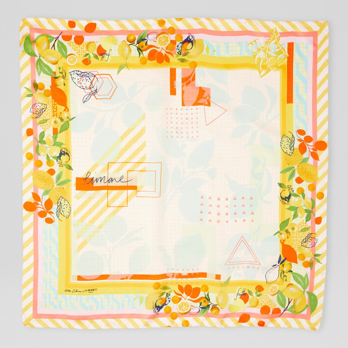 Multi Sabrina Silk Satin Scarf main product photo