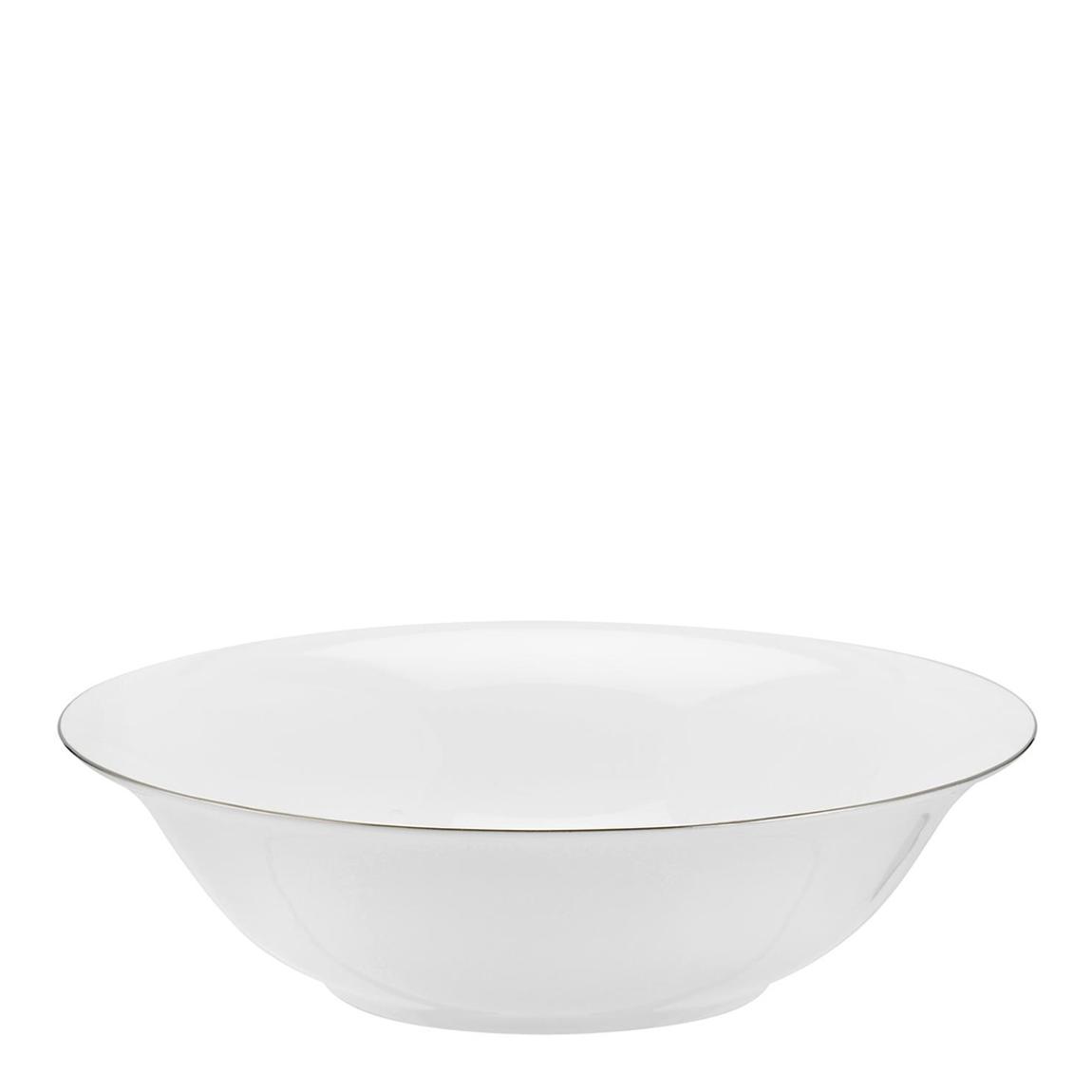 White Platinum Serendipity Fine Bone China Vegetable Bowl main product photo