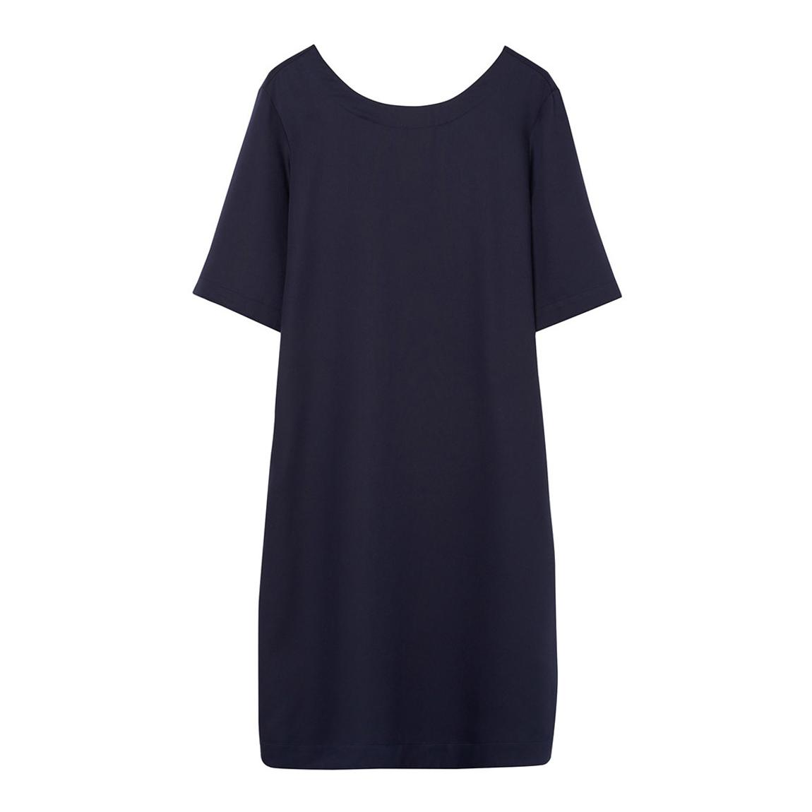 Blue Shirt Back Dress main product photo