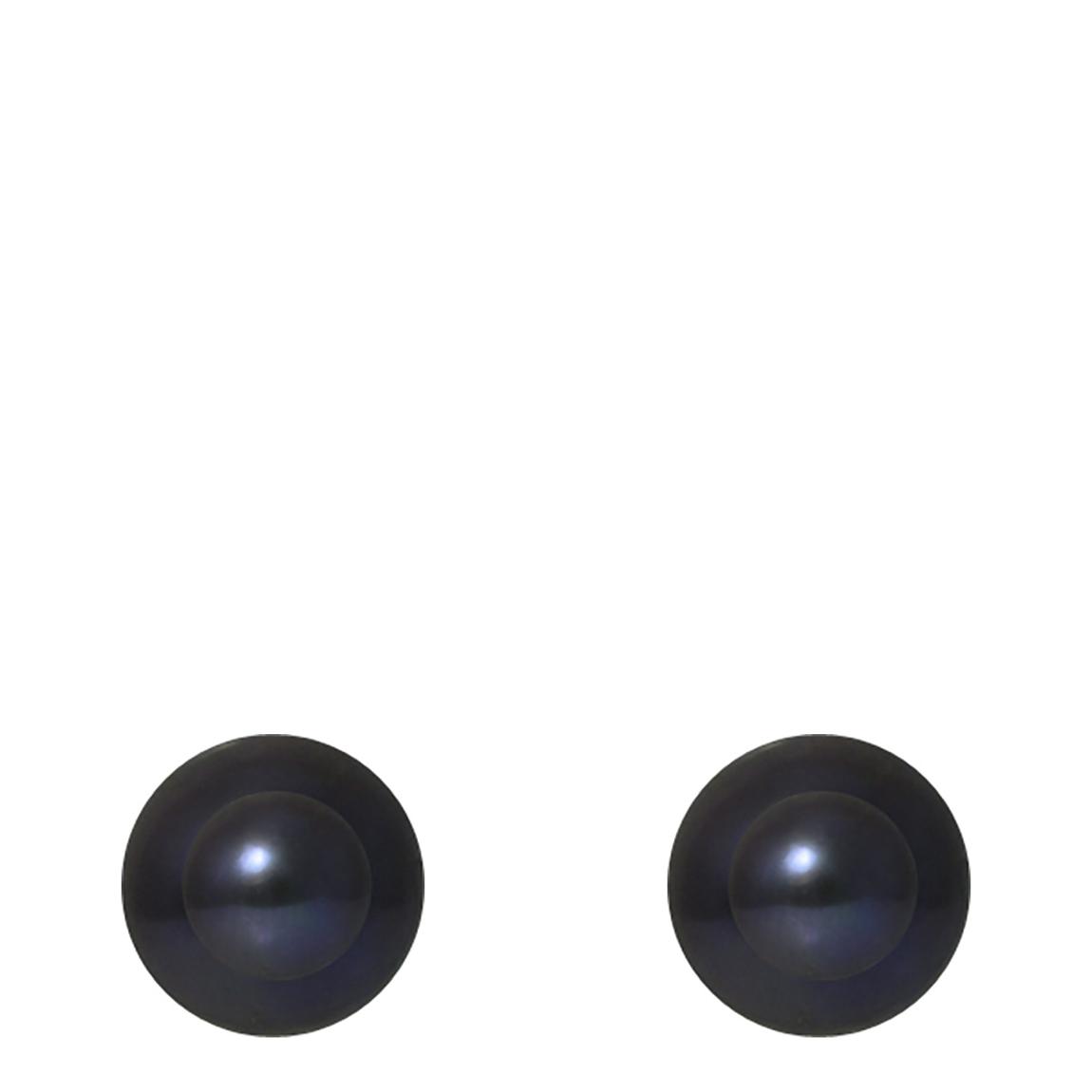 Black Pearl Stud Earrings main product photo