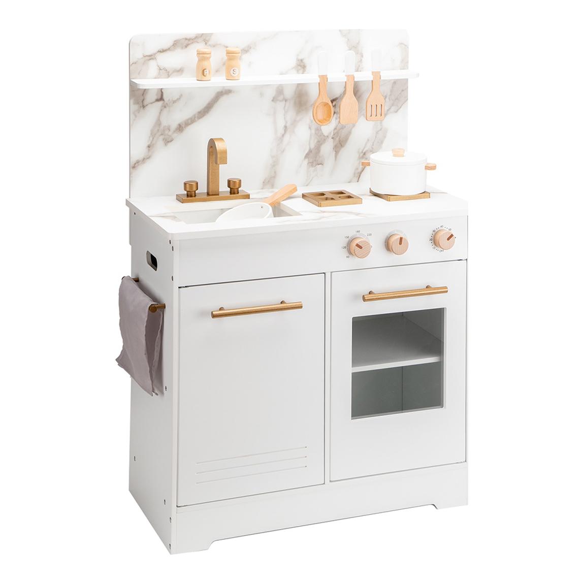 Kitchenette - White With Marble Print main product photo