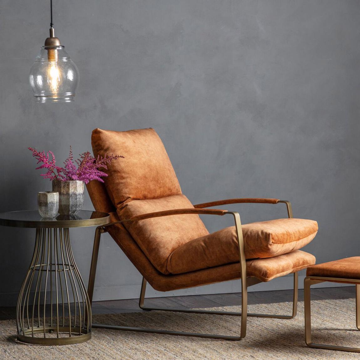 Udimore Lounger, Ochre main product photo