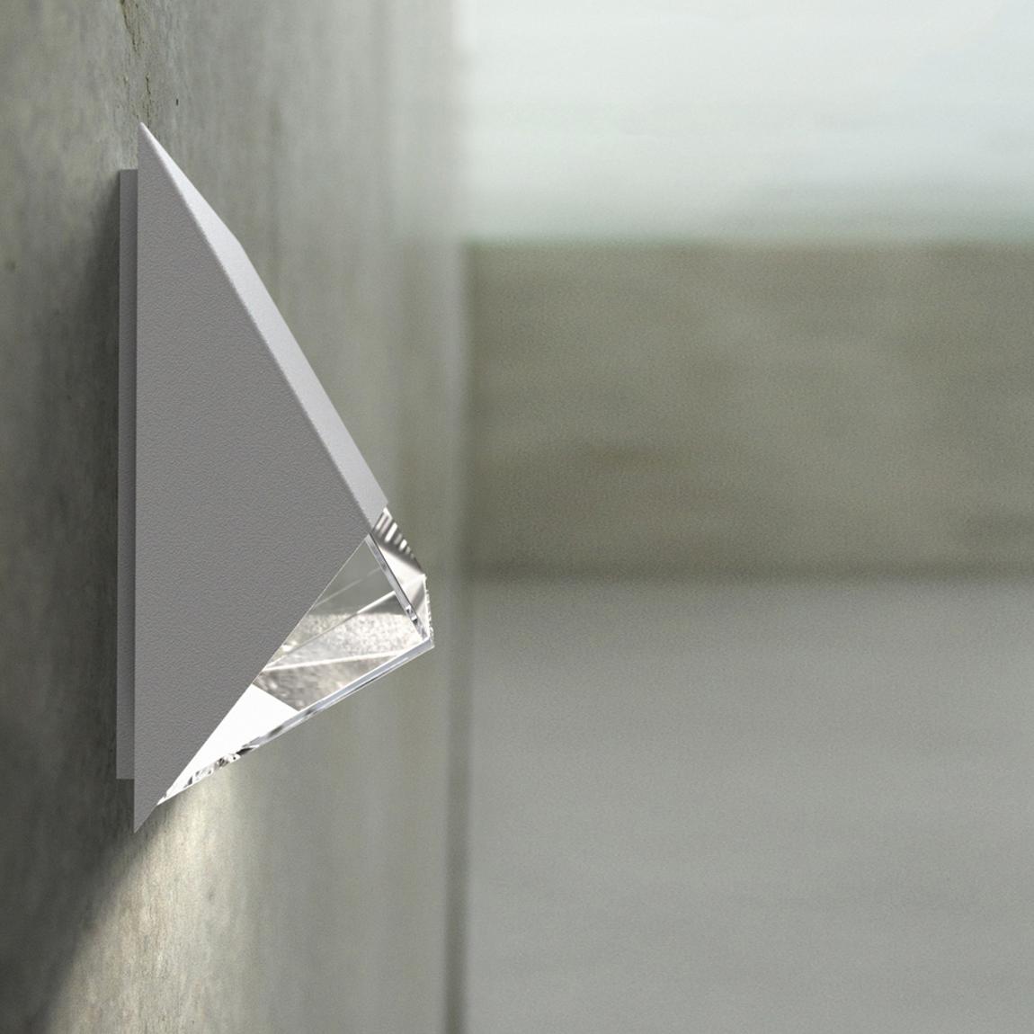 Edge Outdoor Wall Light, White main product photo