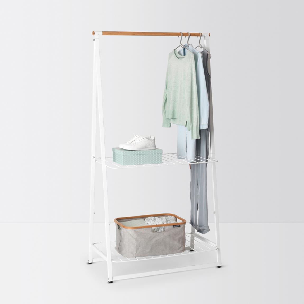 White Large Linn Clothes Rack main product photo