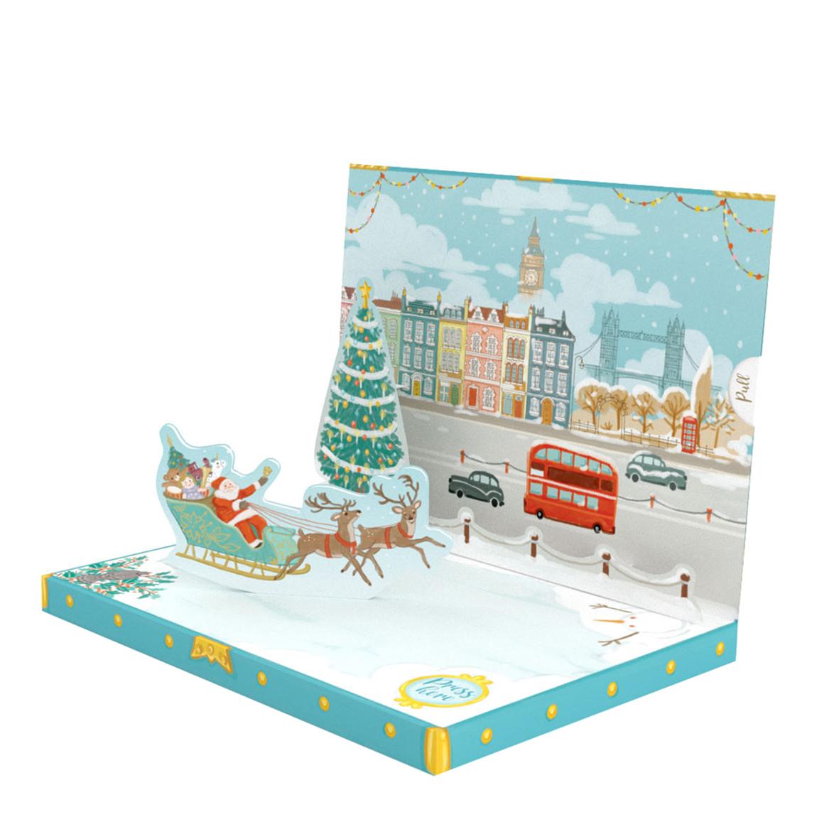 Christmas in London Music Box Card main product photo