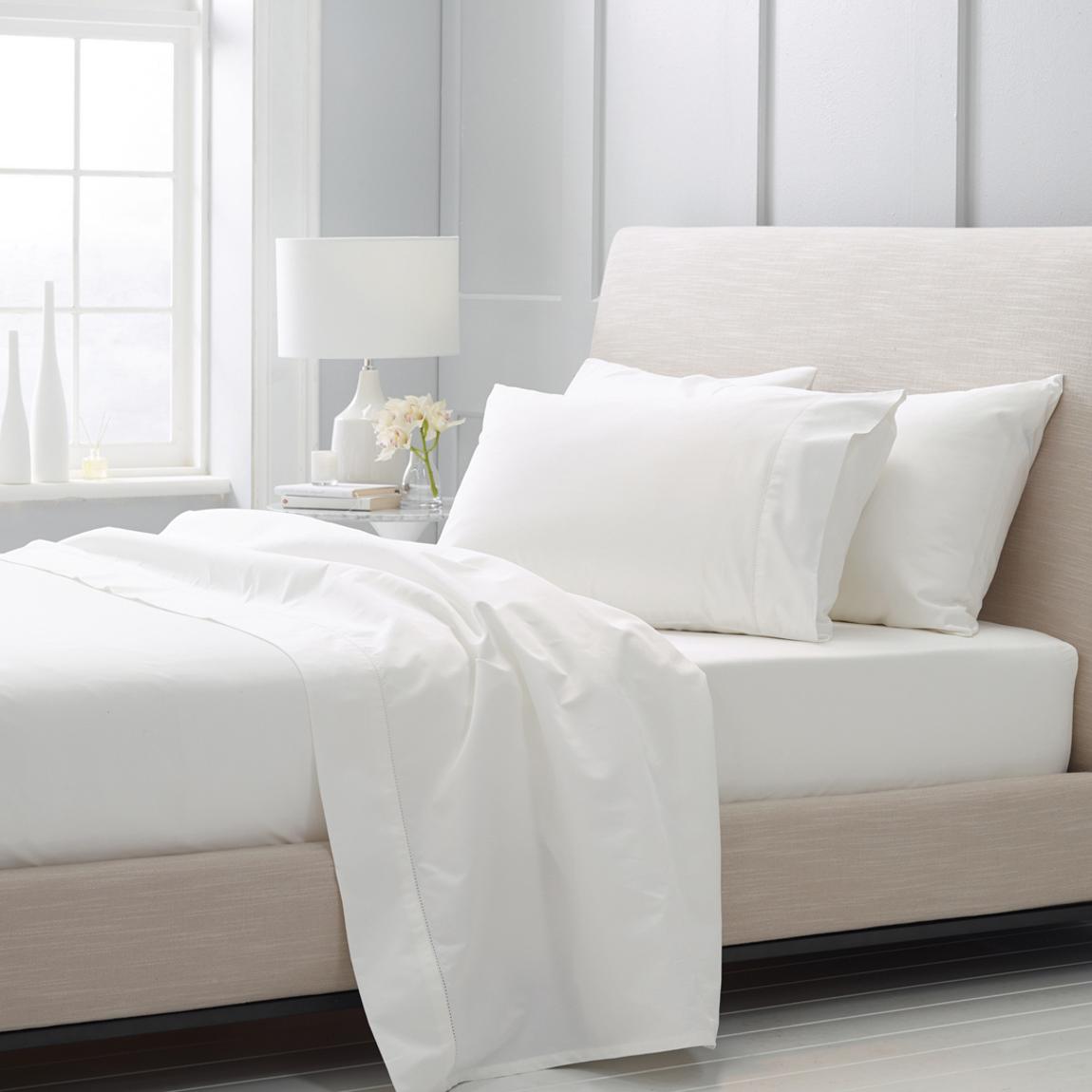 1000TC King Duvet Cover, Snow main product photo