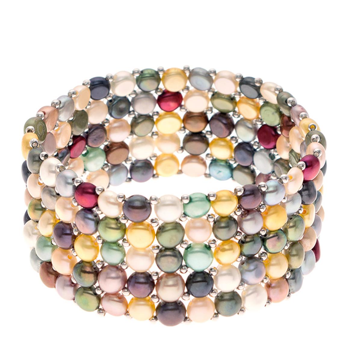Multi Chunky Pearl Bracelet main product photo