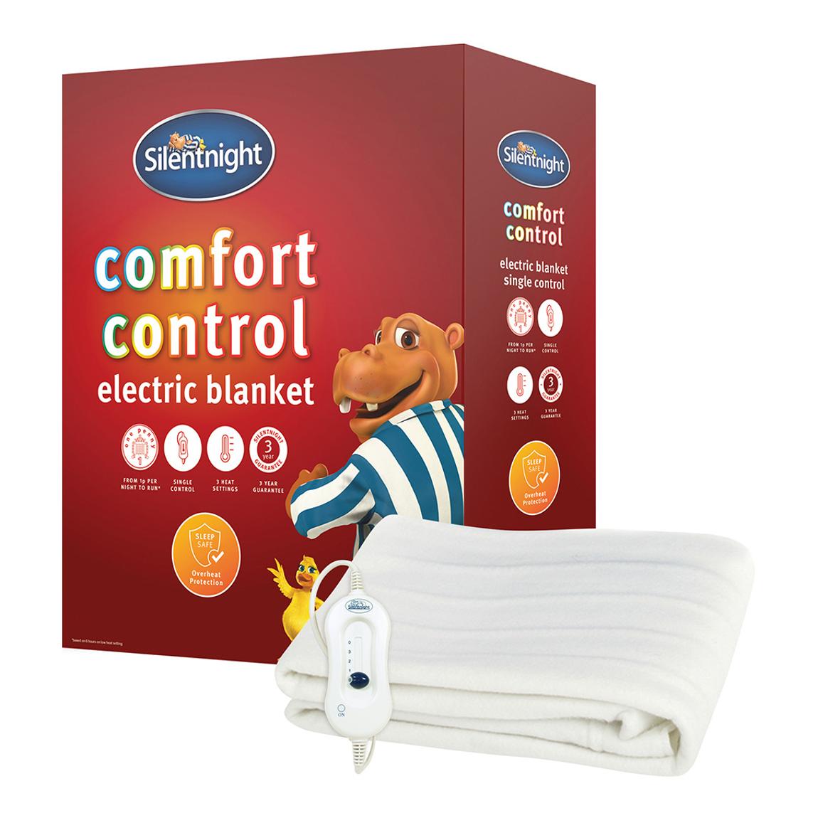 Comfort Control Single Electric Blanket main product photo