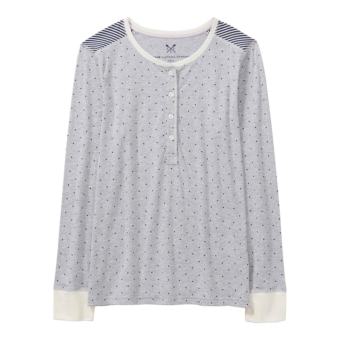 Grey Marl Lounge Henley main product photo