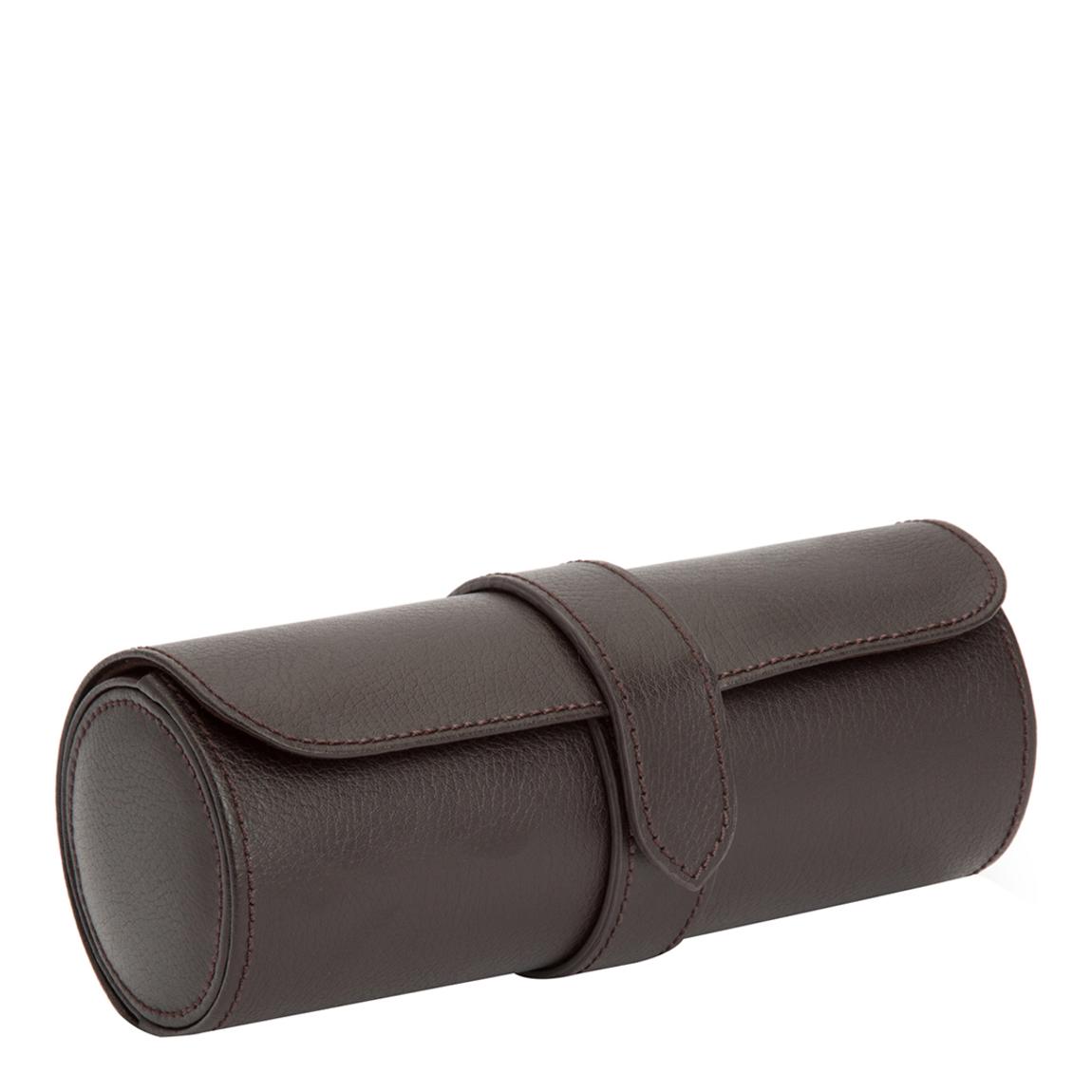 Brown Heritage Vegan Leather Watch Roll main product photo