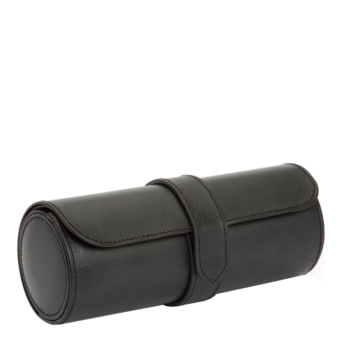 Black/Grey Heritage Vegan Leather Watch Roll main product photo