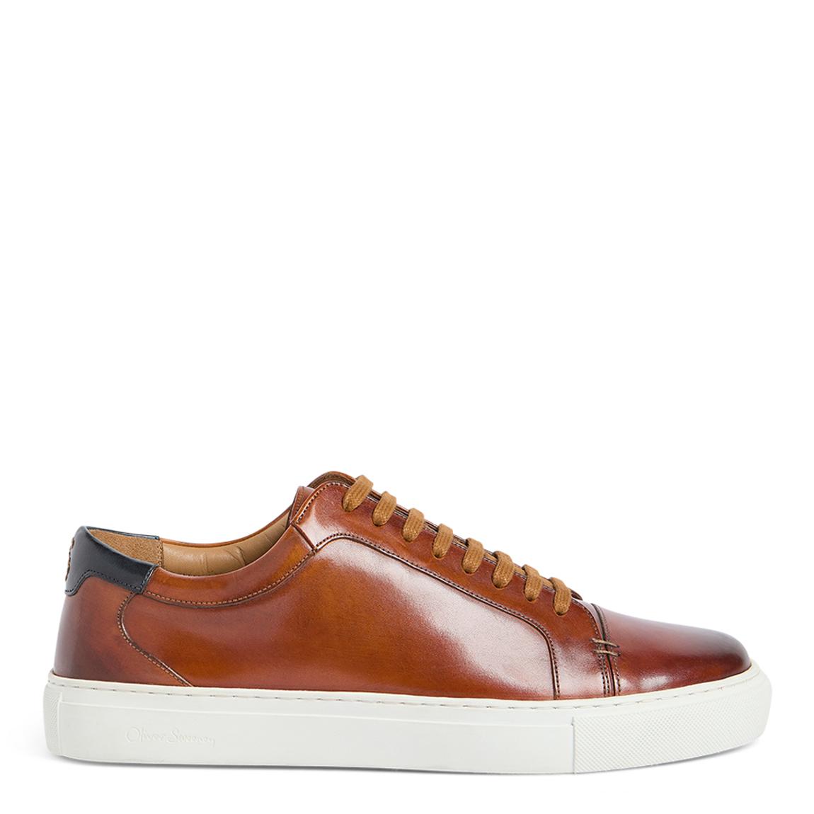 Tan Tollesby Leather Trainers main product photo