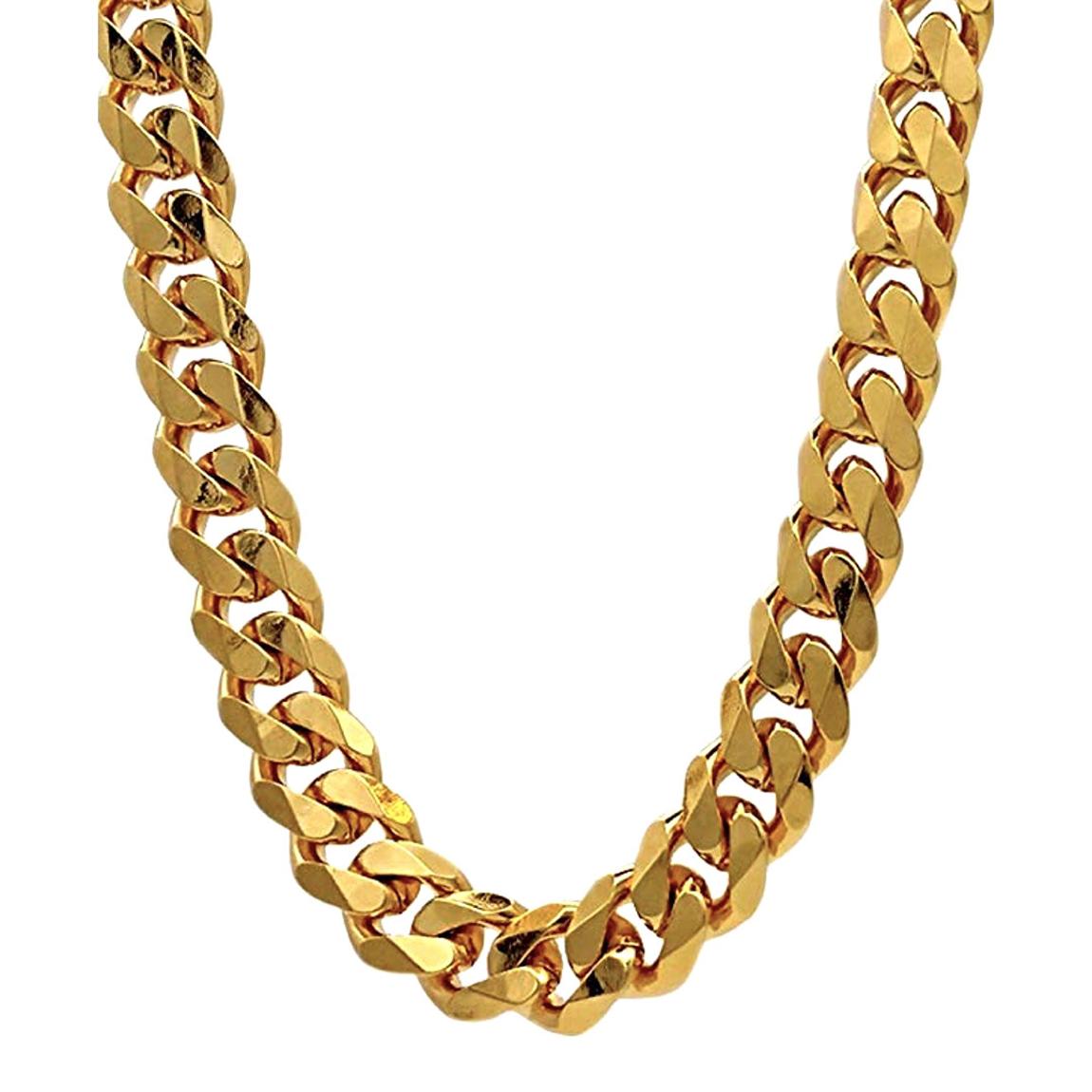 18K Gold Plated Cable Necklace main product photo