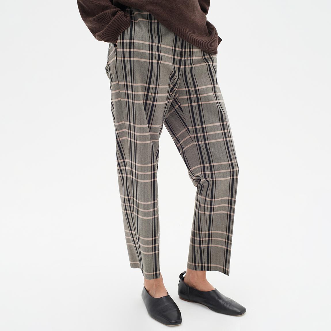Grey Check Naxa Trousers main product photo