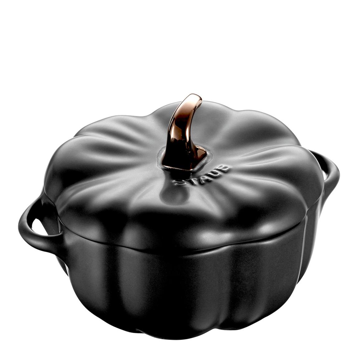 Black Pumpkin Ceramic Cocotte, 12cm main product photo