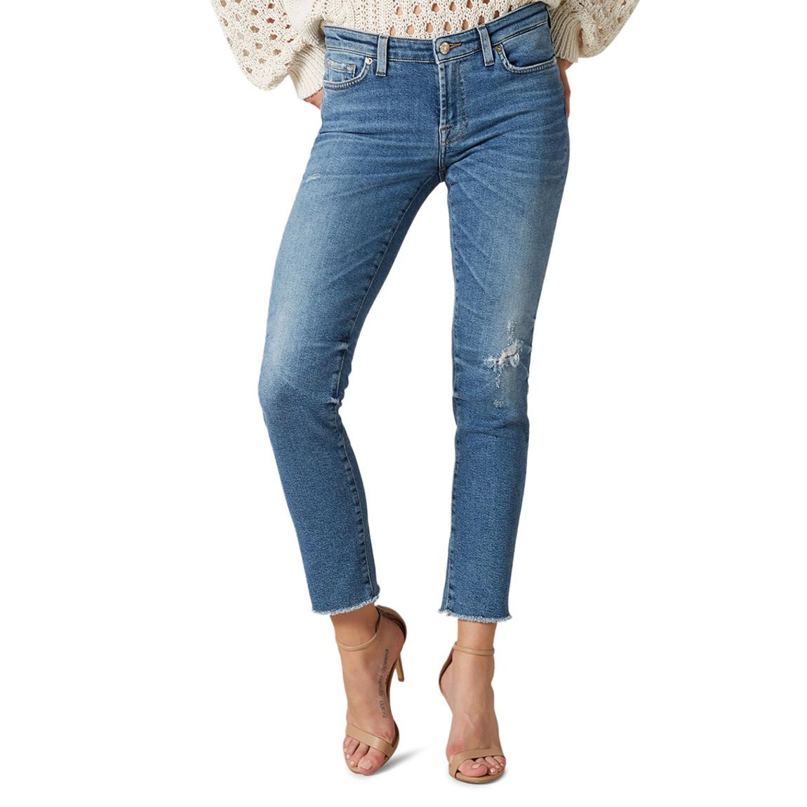 Light Blue Pyper Skinny Stretch Jeans main product photo