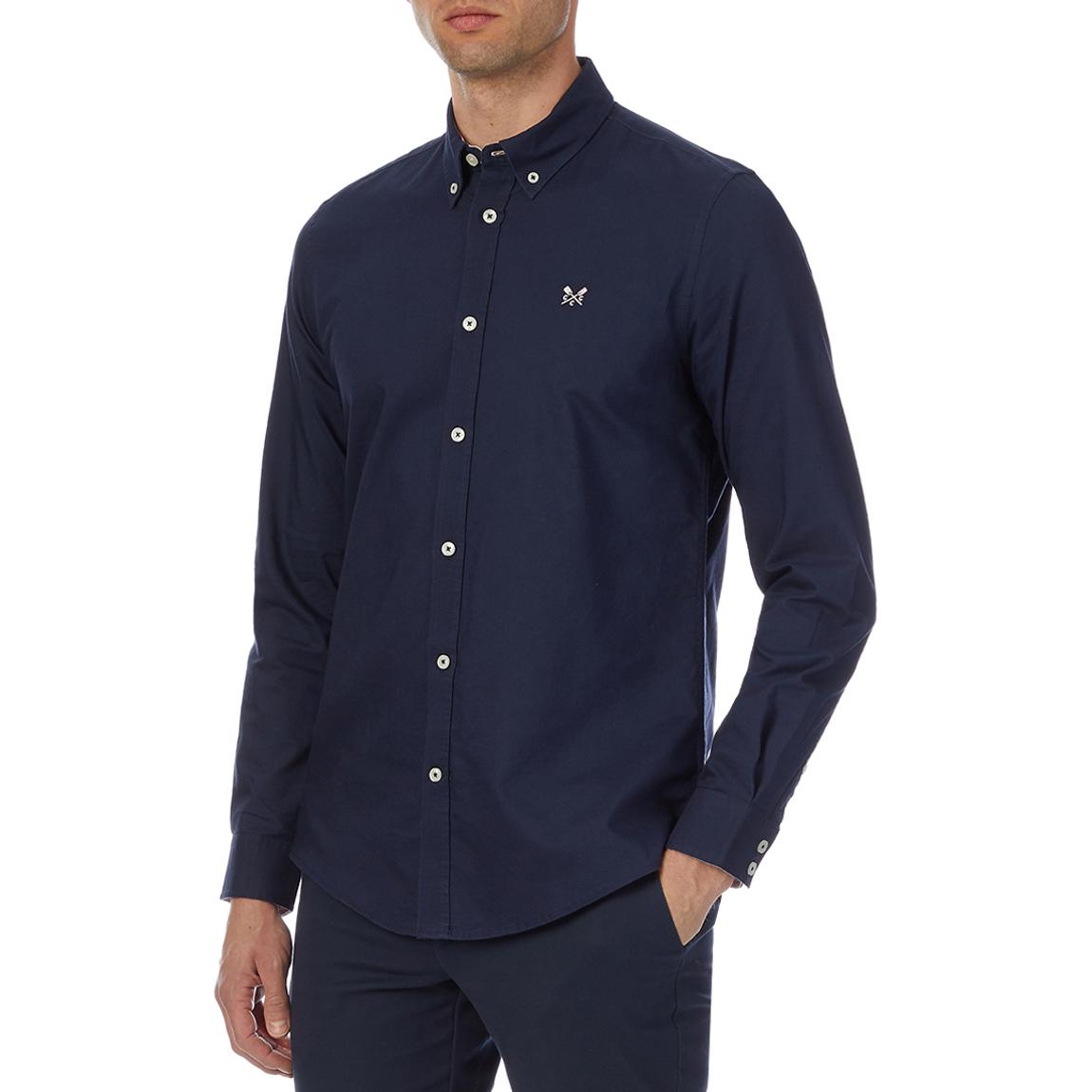 Navy Oxford Cotton Shirt main product photo