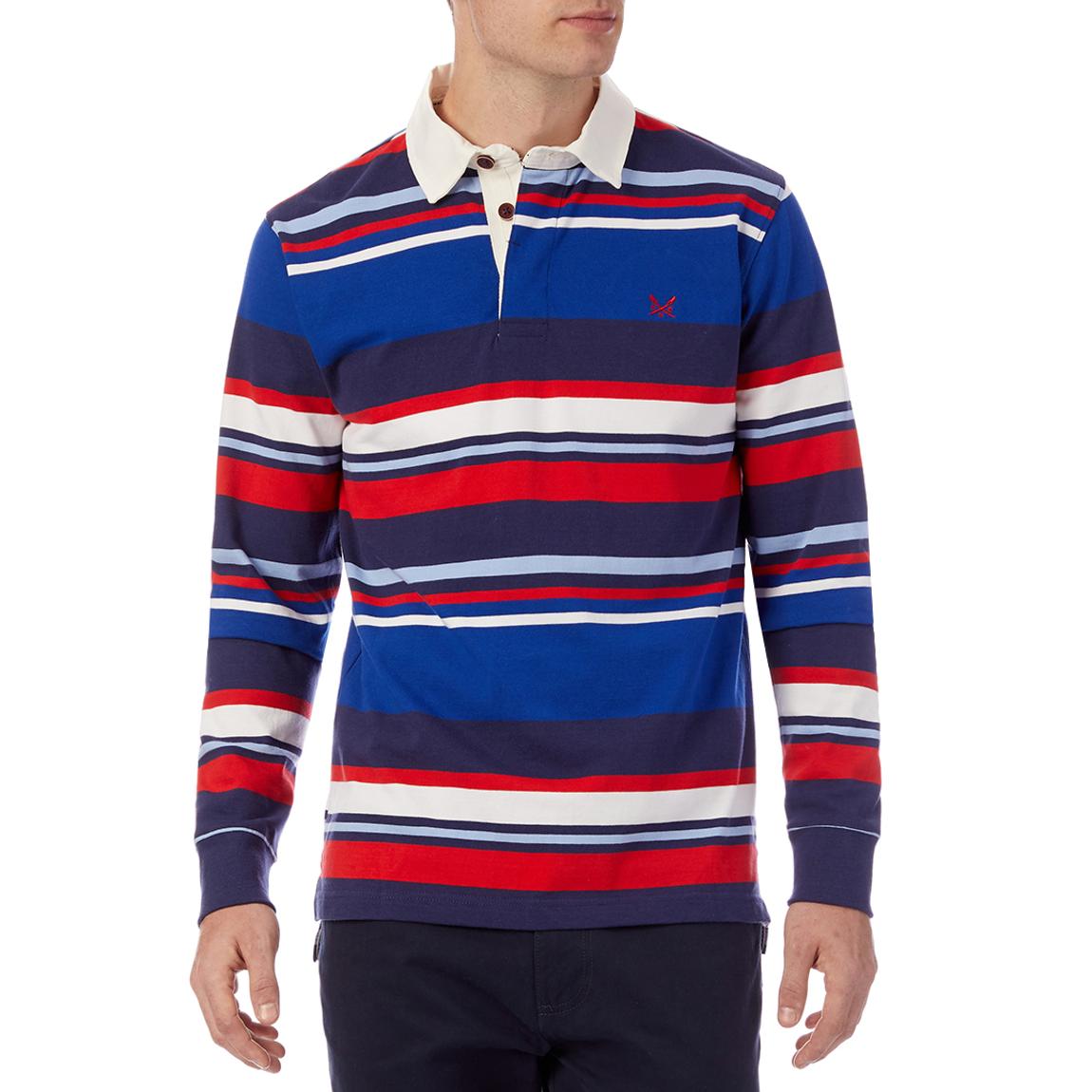 Multi Stripe Cotton Rugby Top main product photo