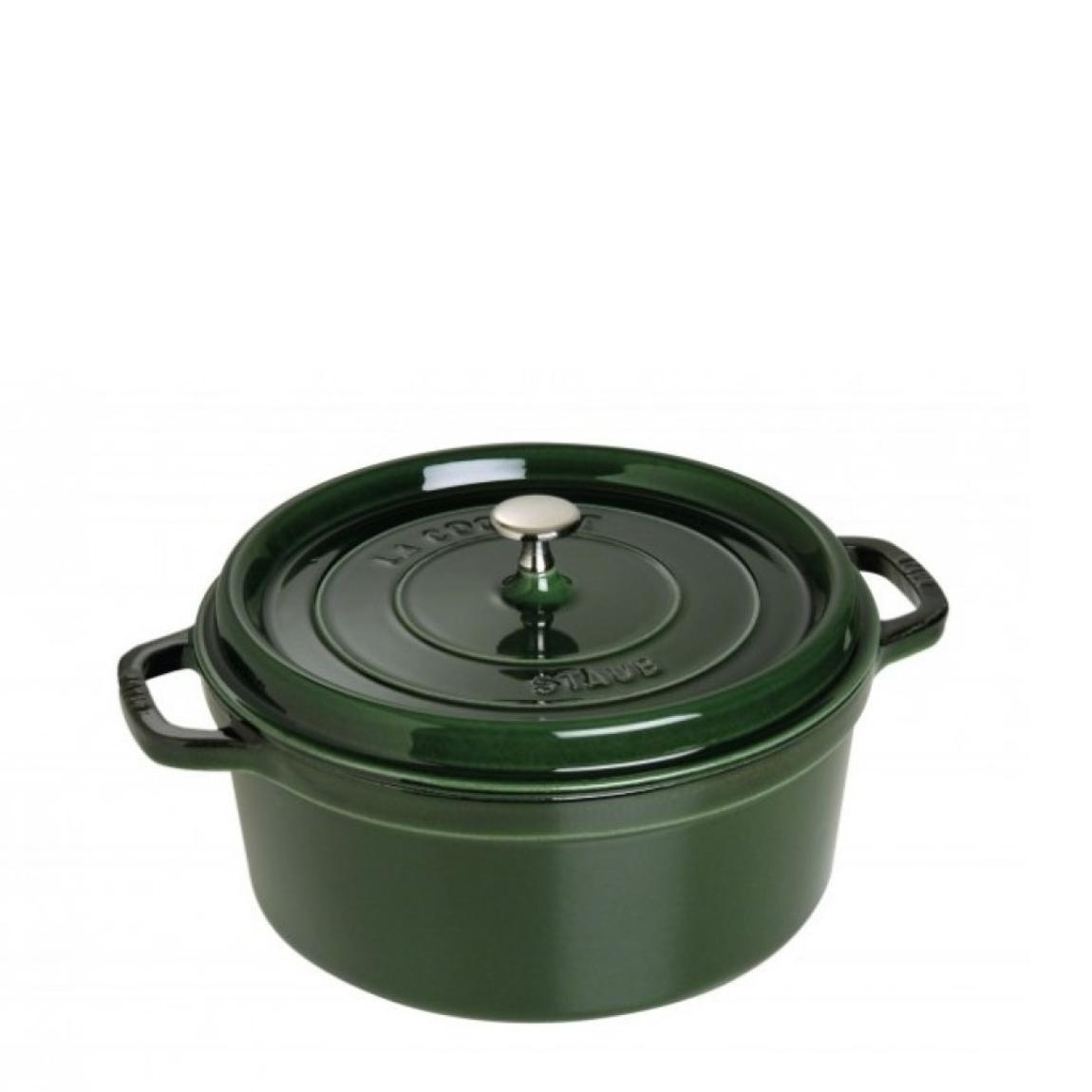 Basil Green Round Cast Cocotte, 28cm main product photo