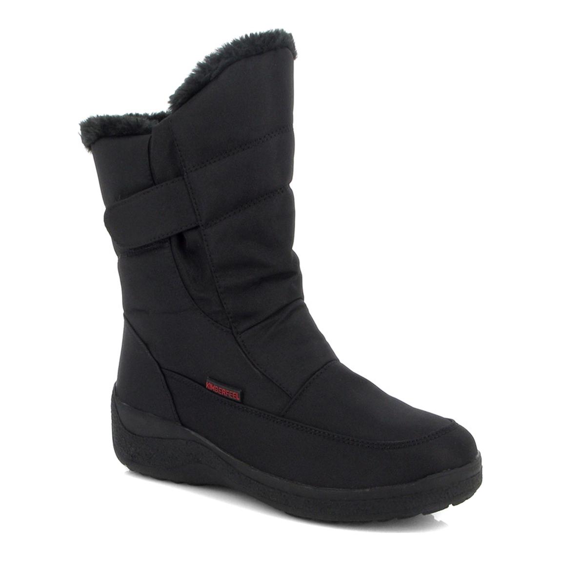 Black Leaya Tall Snow Boots main product photo