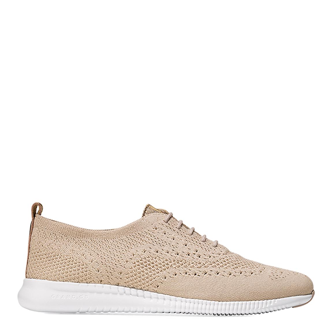 Beige 2.Zerogrand Wingtip Oxford Shoes main product photo