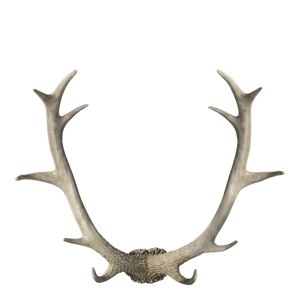 Bjorn Antler Wall Art, White main product photo
