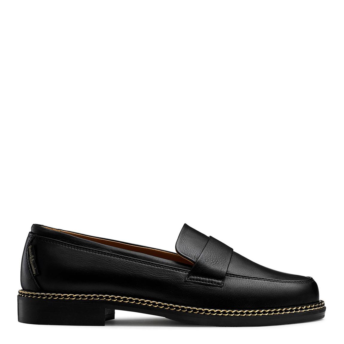 Black Leather Oxford Shoes main product photo
