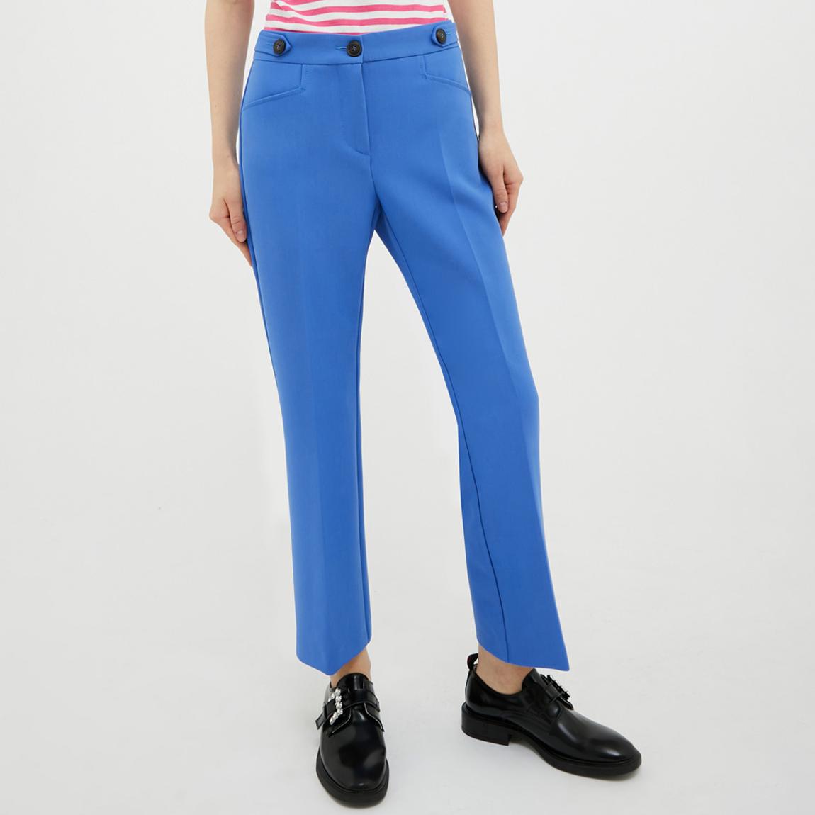 Blue Iortensi Straight Trousers main product photo