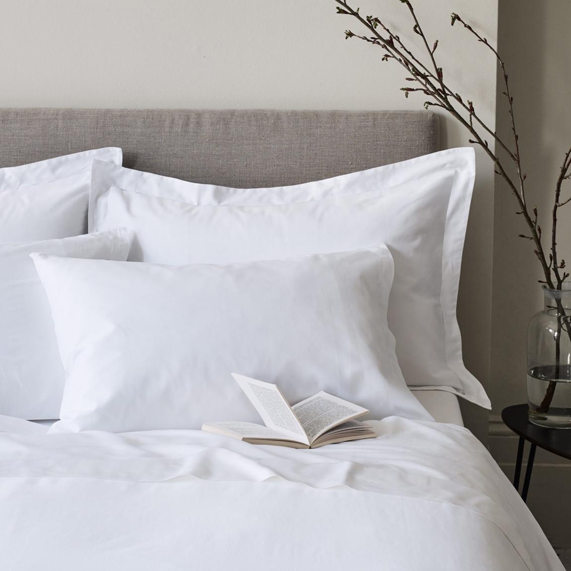 200TC Single Duvet Cover Set, White main product photo