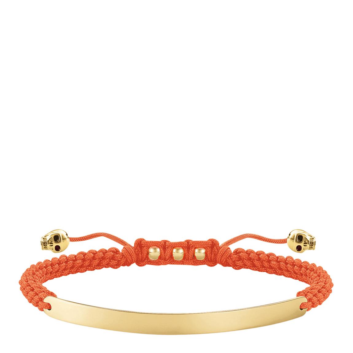 Orange Love Bridge Skull Bracelet main product photo