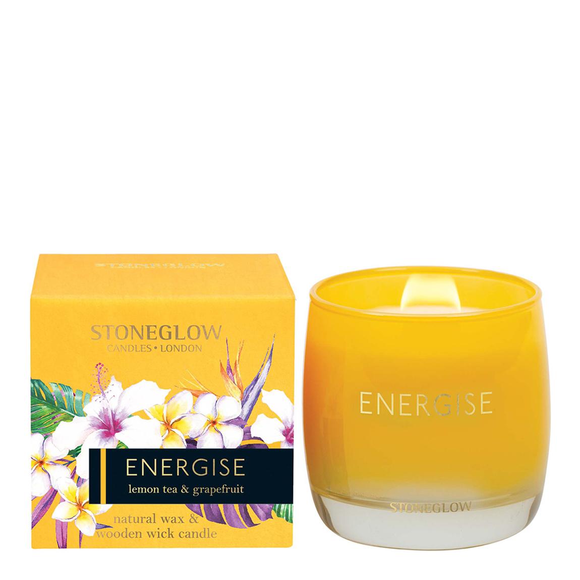Lemon Tea & Grapefruit Candle Energise 220g main product photo