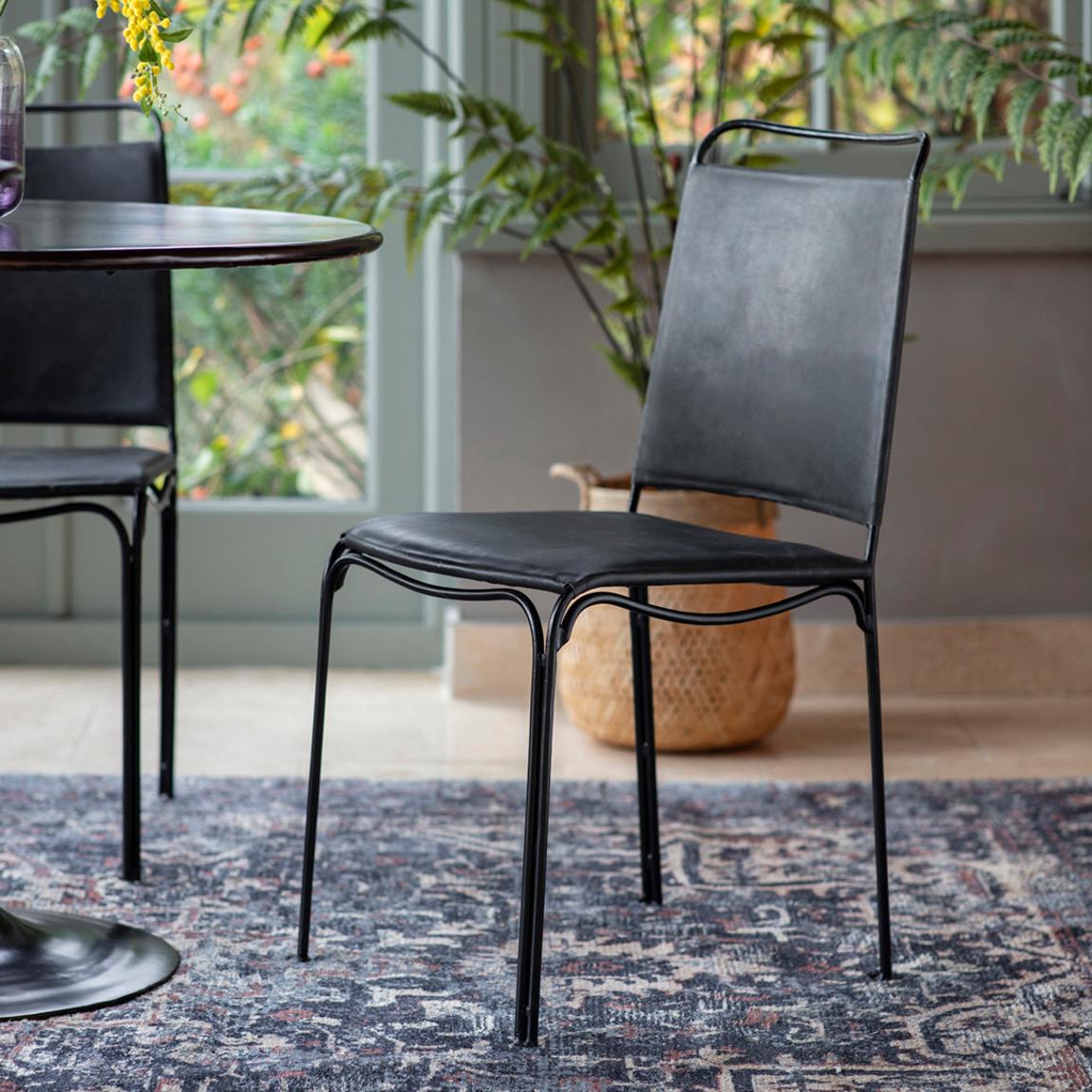 Set of 2 Frazier Dining Chair, Black main product photo