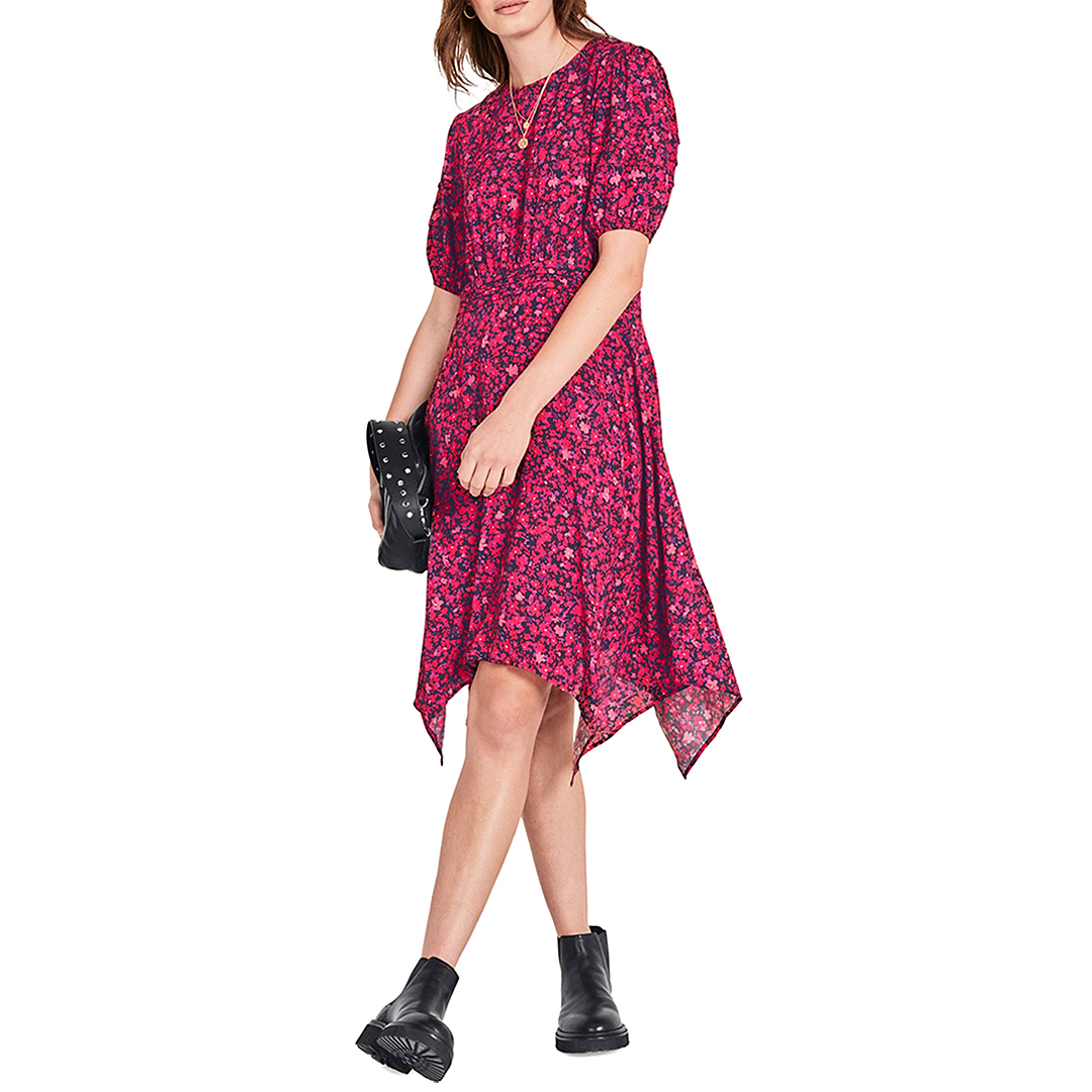 Pink Floral Josiane Mini Dress main product photo