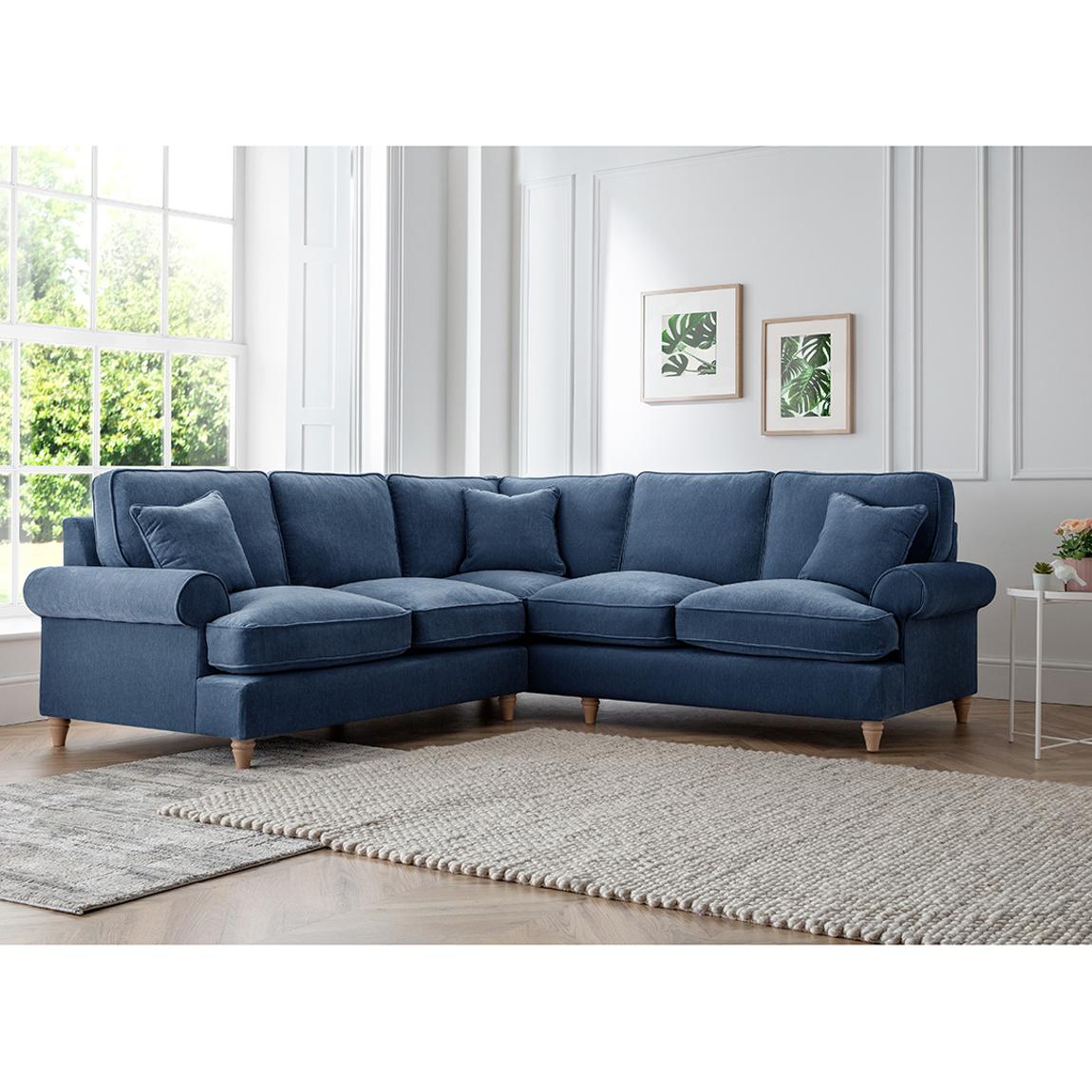 The Bromfield Corner Sofa, Manhattan Navy main product photo