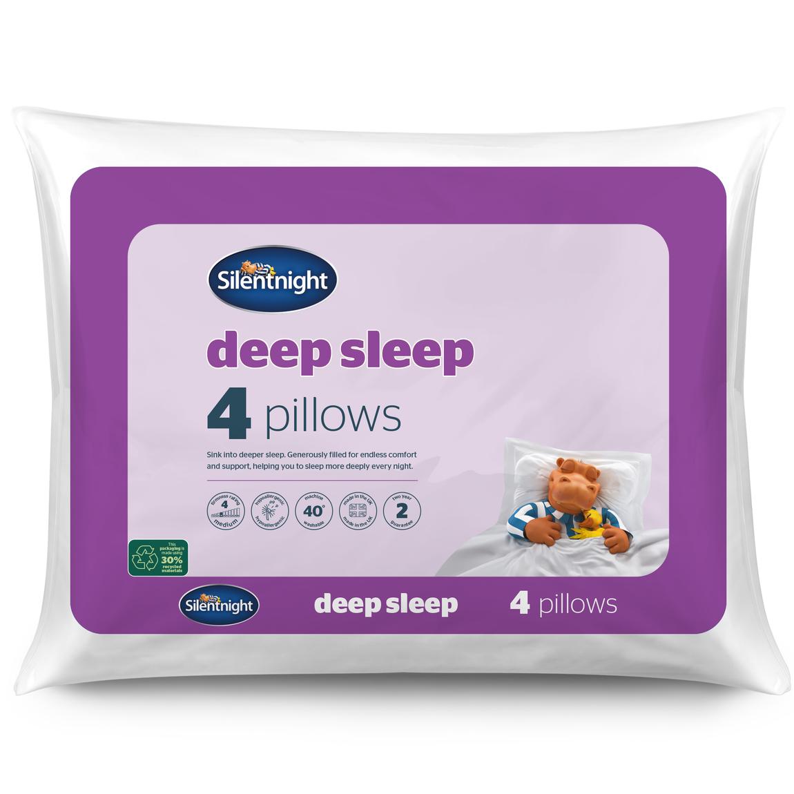 DEEP SLEEP PILLOW PACK OF 4 PILLOWS main product photo