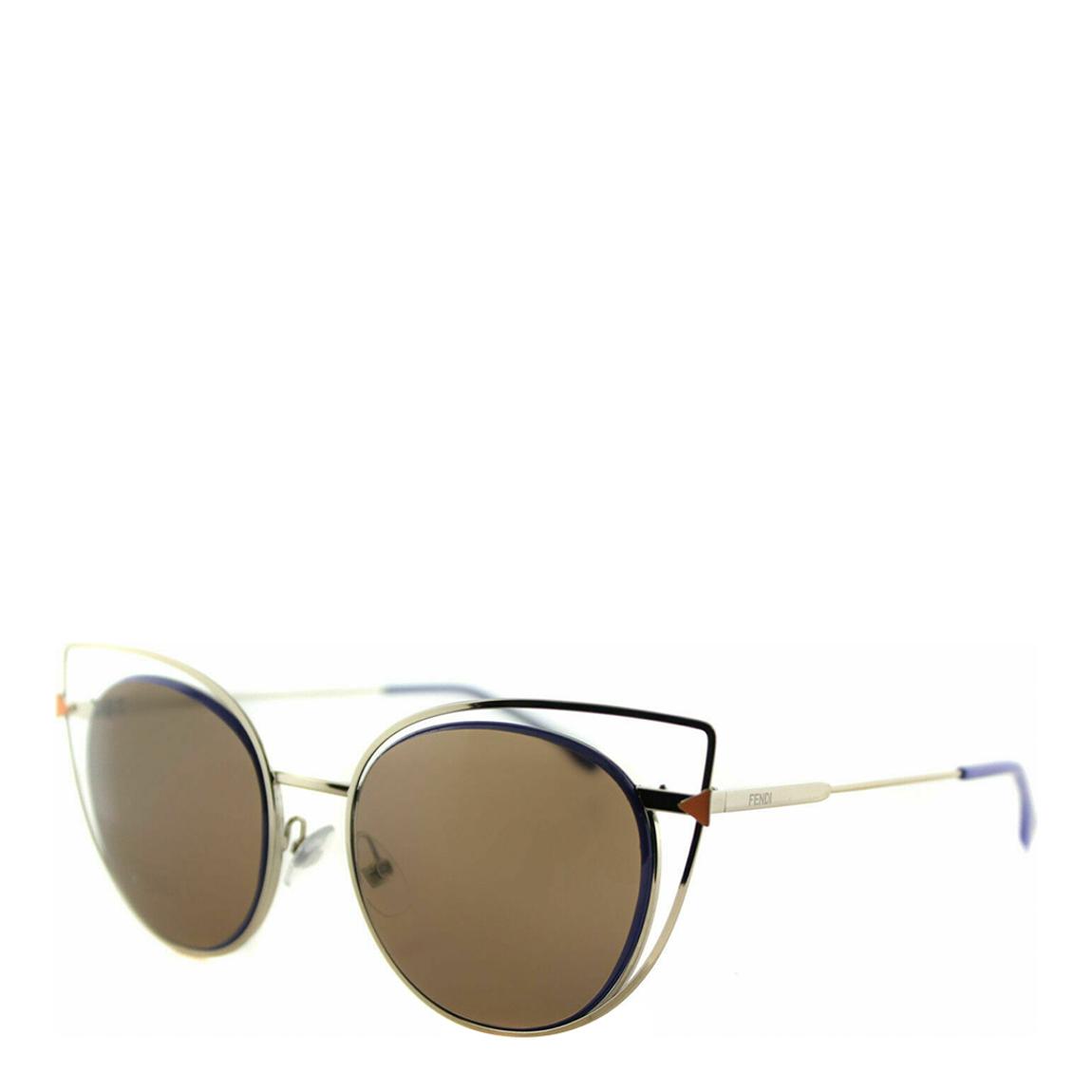Women's Light Gold Fendi Sunglasses 53mm main product photo