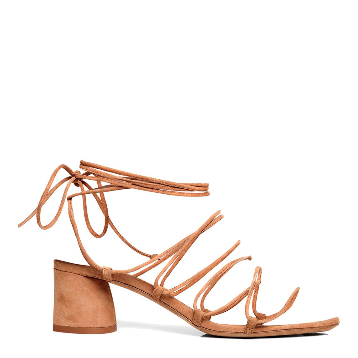 Beige Suede Austen Sandals main product photo