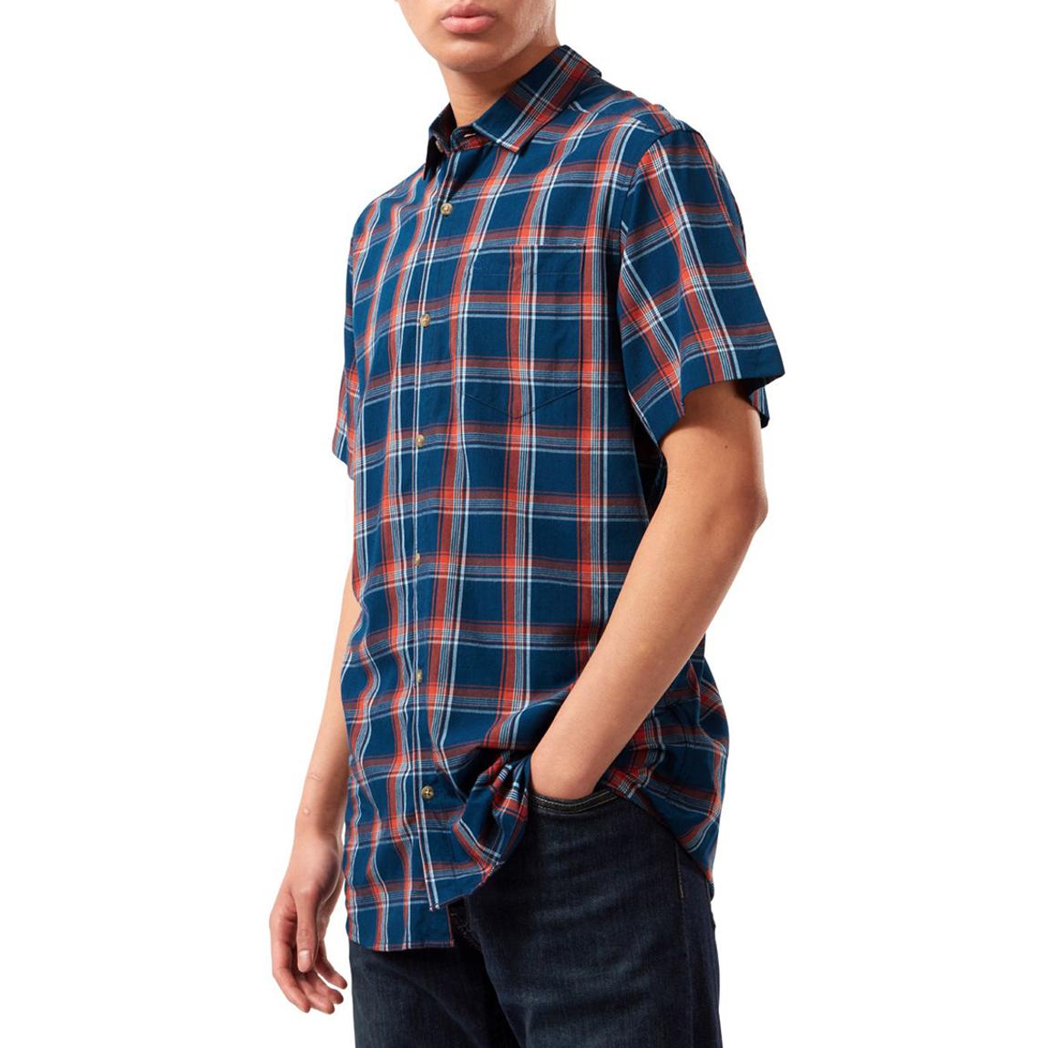 Blue Rafie Short Sleeve Check Shirt main product photo