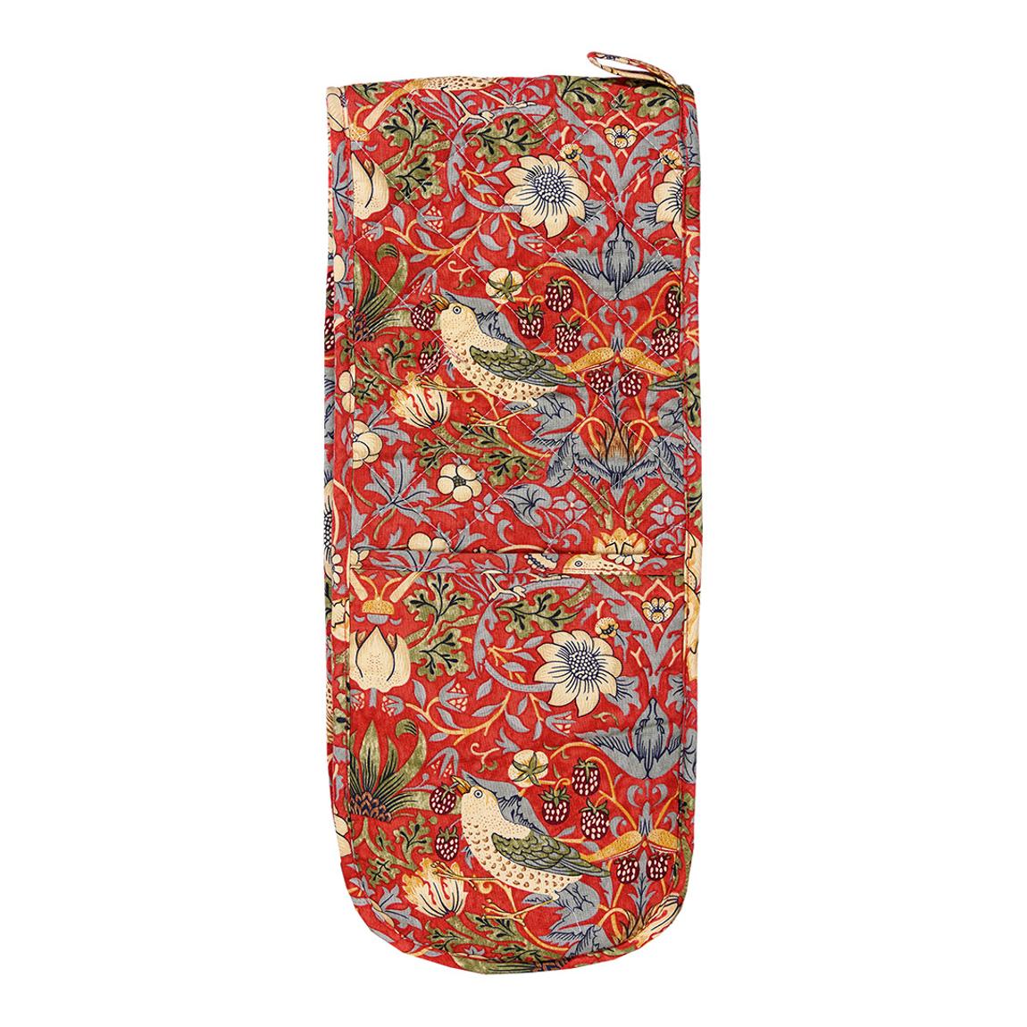 Red Strawberry Thief Double Oven Glove main product photo