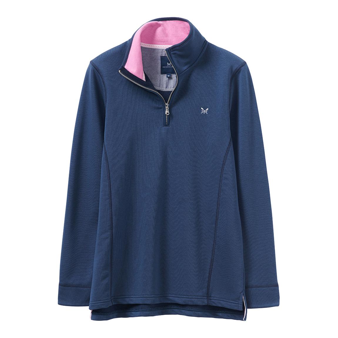 Navy 1/2 Zip Solid main product photo
