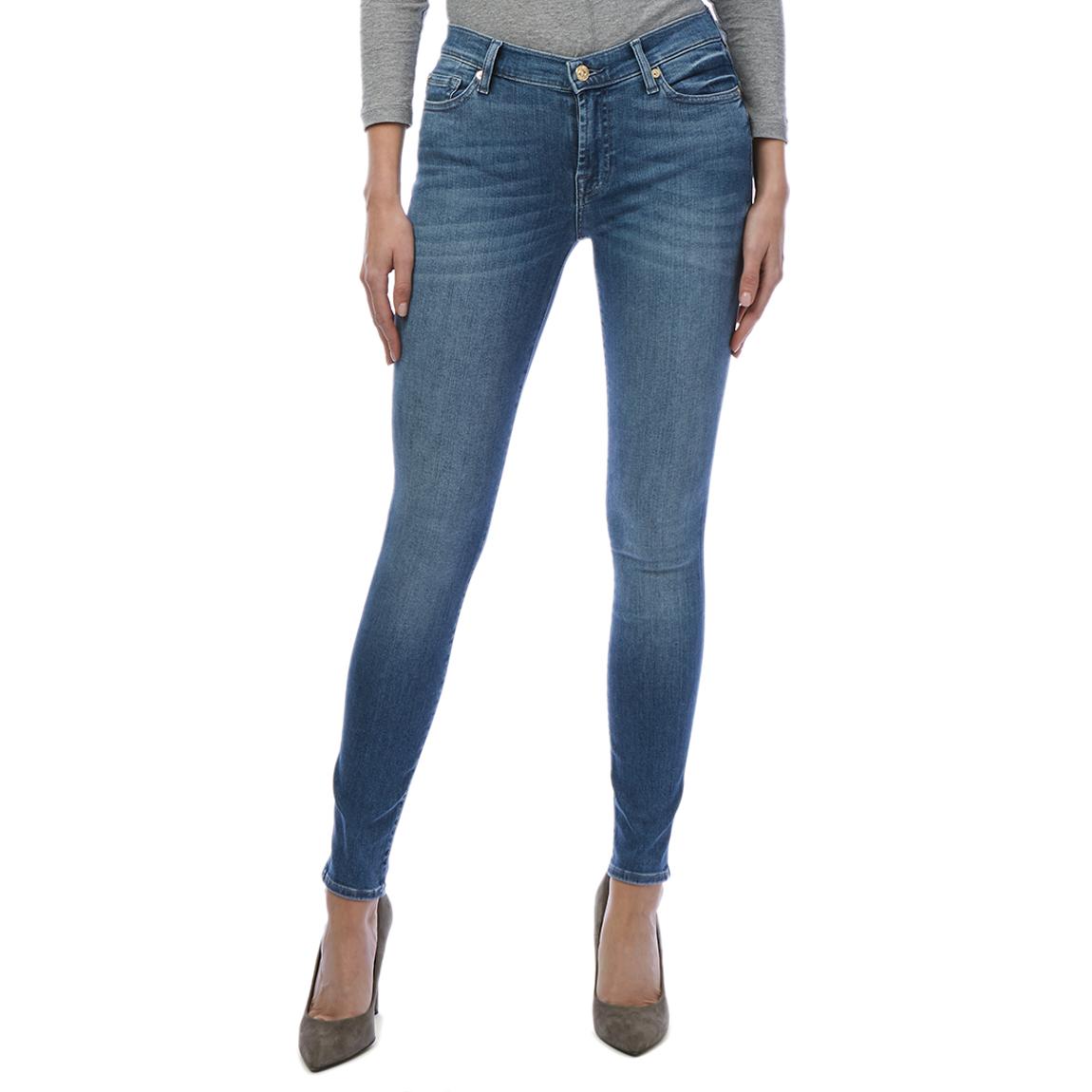 Mid Blue The Skinny Stretch Jeans main product photo
