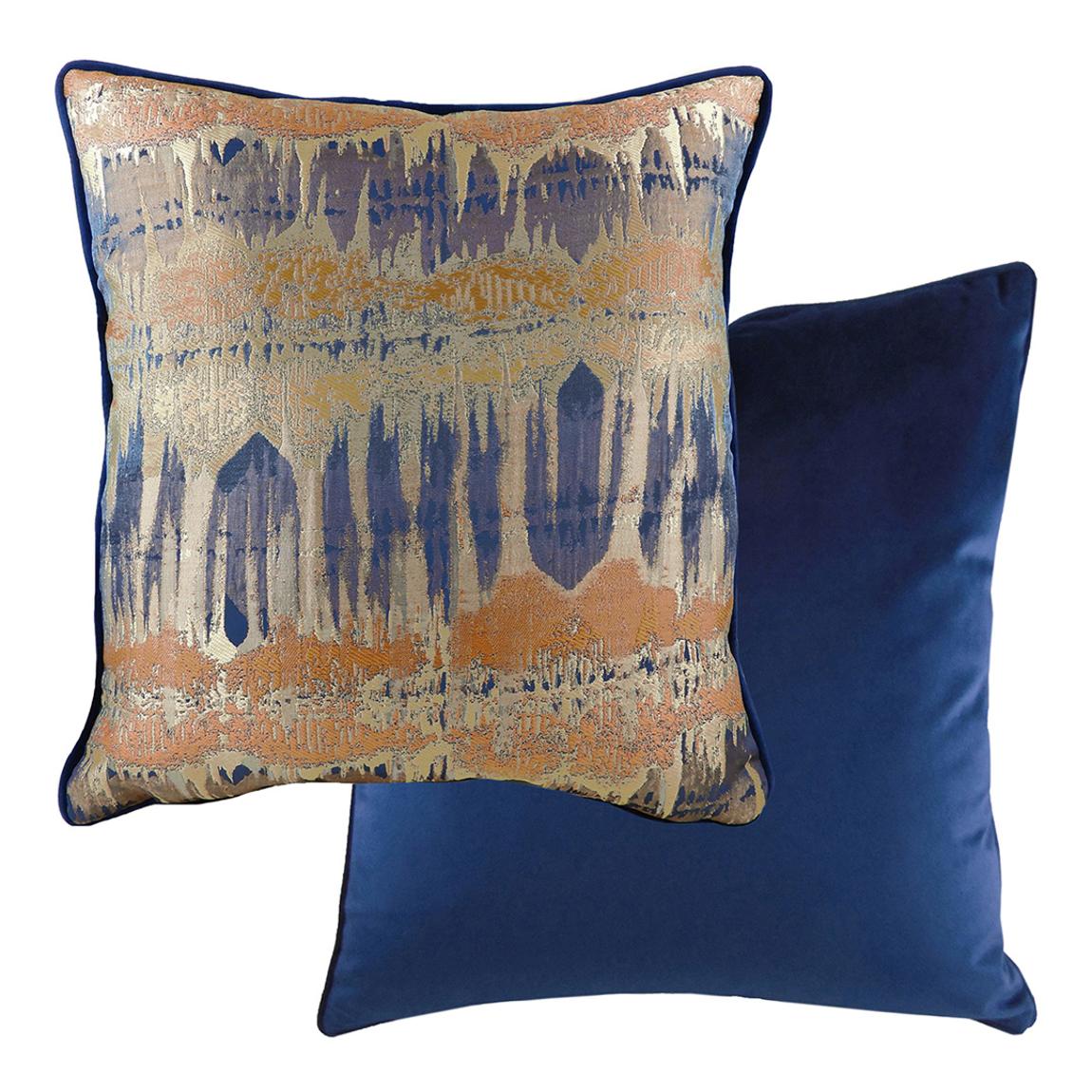 Inca Jacquard Cushion, Royal main product photo